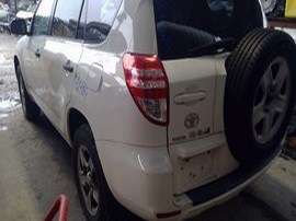 2009 TOYOTA RAV4 WHITE 2.5L,AT,AWD.  Z24897